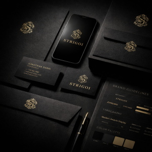 Strigoi Dark Branding Kit